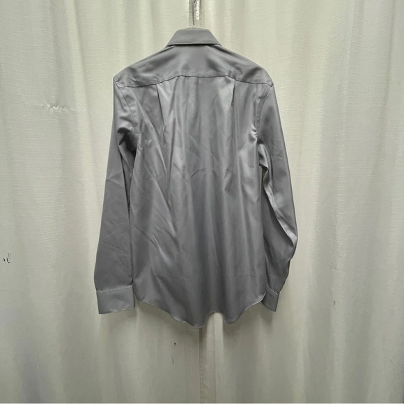 Nwt CL SLIM fit collared button down long sleeve dress shirt - Picture 8 of 11